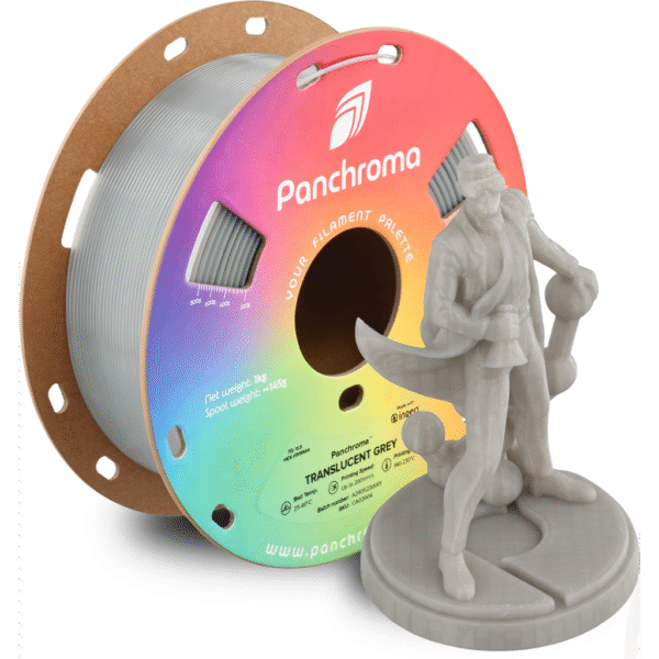 [MOQ: 10KG] Panchroma? PLA Translucent Gray, 1,75 mm / 1000 g