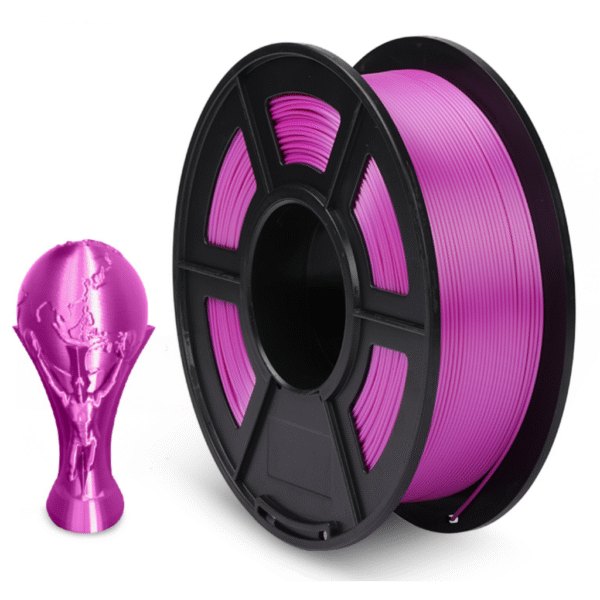 [MOQ: 10KG] Silk PLA+ Black, 1.75 mm / 1000 g