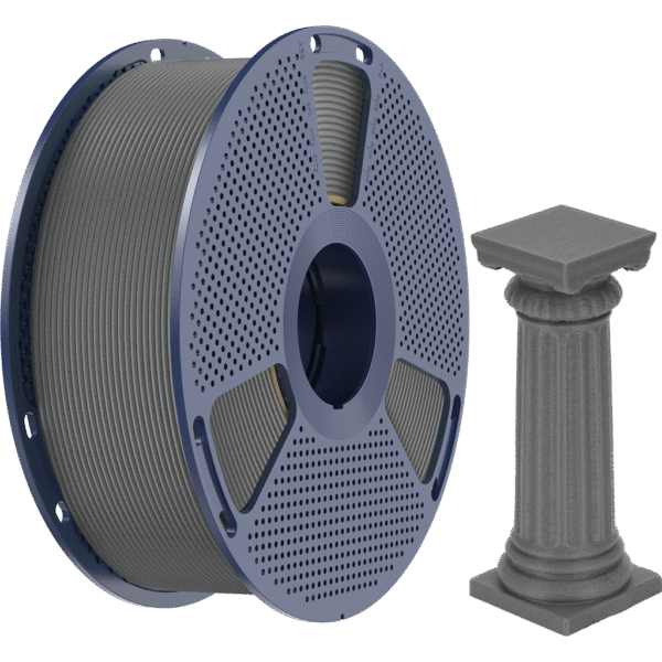 [MOQ: 10KG] High-Speed PLA Marble Ashen Concrete, 1.75 mm / 1000 g