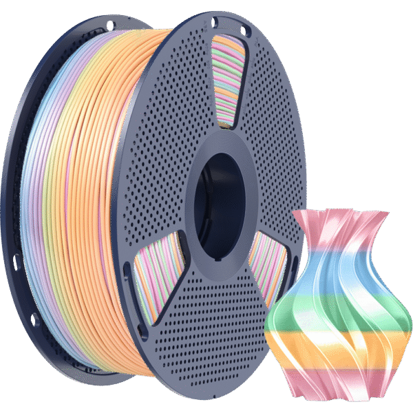 [MOQ: 10KG] Silk PLA+ Rainbow-04, 1.75 mm / 1000 g
