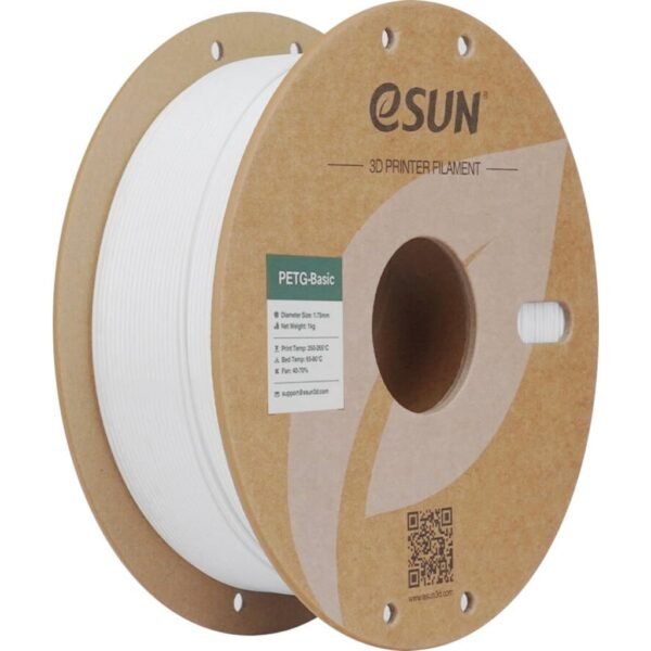 [MOQ: 10KG] PETG-Basic White, 1.75 mm / 1000 g