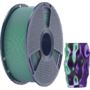 [MOQ: 10KG] Silk PLA+ Dual Colour Green Purple, 1.75 mm / 1000 g