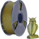 [MOQ: 10KG] Silk PLA+ Dual Color Black Gold, 1.75 mm / 1000 g