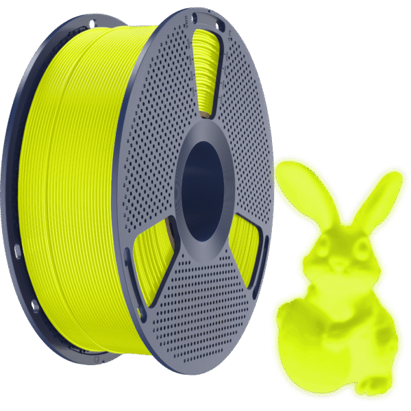 [MOQ: 10KG] PETG Glow In The Dark Yellow, 1.75 mm / 1000 g