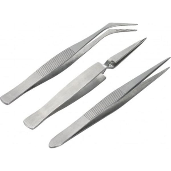 3-Piece Tweezers Set