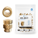 Threaded Inserts #4-40 UNC, #4-40 x 5.7 (100 pcs)