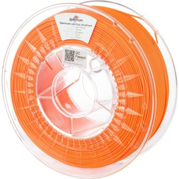 [MOQ: 10KG] LW-PLA UltraFoam Lion Orange, 1,75 mm / 750 g