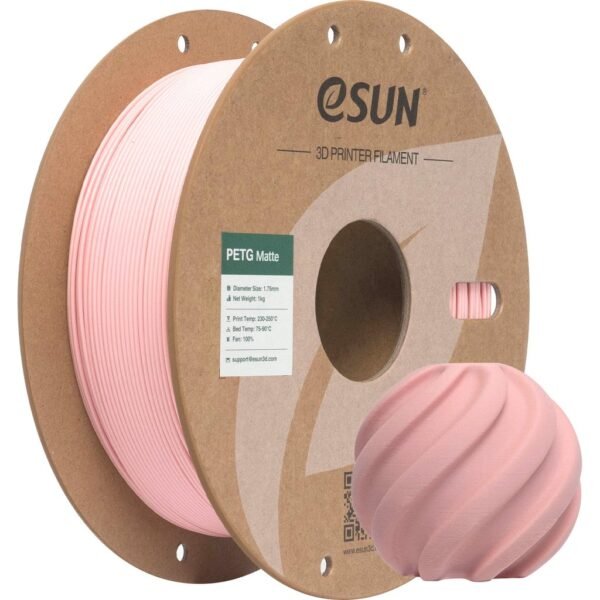 [MOQ: 10KG] PETG-Matte Peach Pink, 1.75 mm / 1000 g