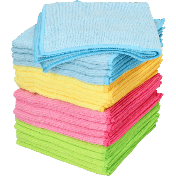 Microfibre Cleaning Cloths 32 x 32 cm Set, 20 pcs