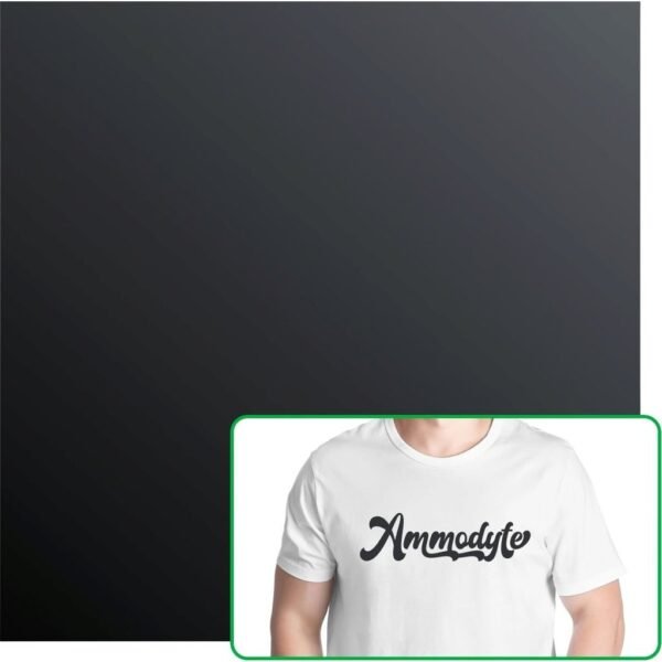 Matte Heat Transfer Vinyl Sheet, Black