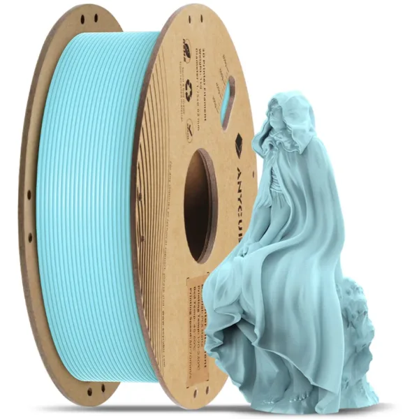 [MOQ: 10KG] PLA Matte Ice Blue, 1.75 mm / 1000 g