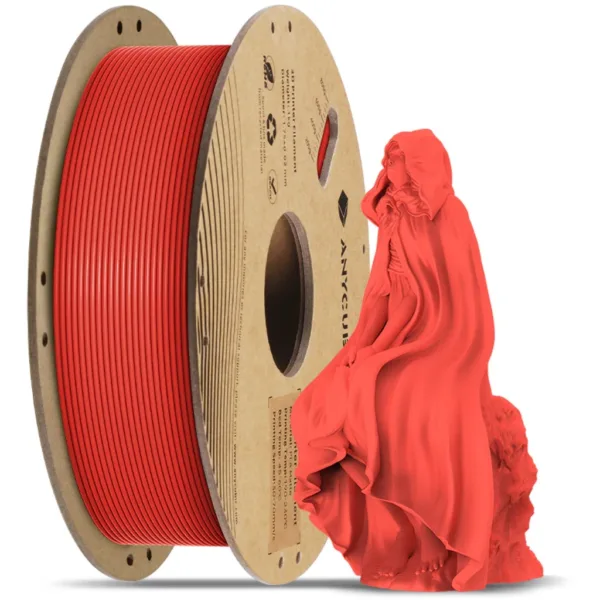 [MOQ: 10KG] PLA Matte Red, 1.75 mm / 1000 g