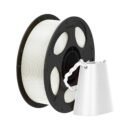 [MOQ: 10KG] PLA Silk White, 1.75 mm / 1000 g