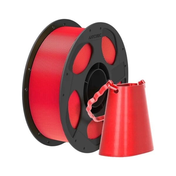 [MOQ: 10KG] PLA Silk Christmas Red, 1.75 mm / 1000 g