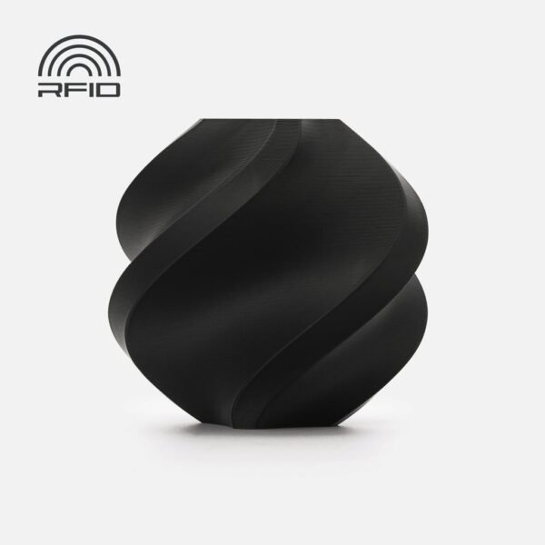 [MOQ: 10KG] PLA Tough+ Black, Spool (1.000 g)