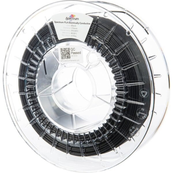 [MOQ: 10KG] PLA Electrically Conductive Black, 1,75 mm / 750 g