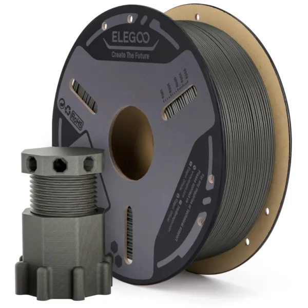 [MOQ: 10KG] PETG-CF Carbon Fiber Grey, 1.75 mm / 1000 g