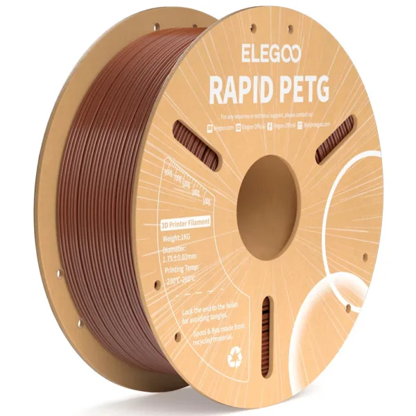 [MOQ: 10KG] Rapid PETG Brown, 1.75 mm / 1000 g