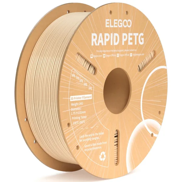 [MOQ: 10KG] Rapid PETG Beige, 1.75 mm / 1000 g