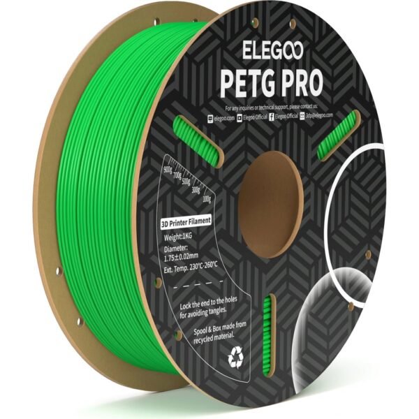 [MOQ: 10KG] PETG Pro Green, 1.75 mm / 1000 g