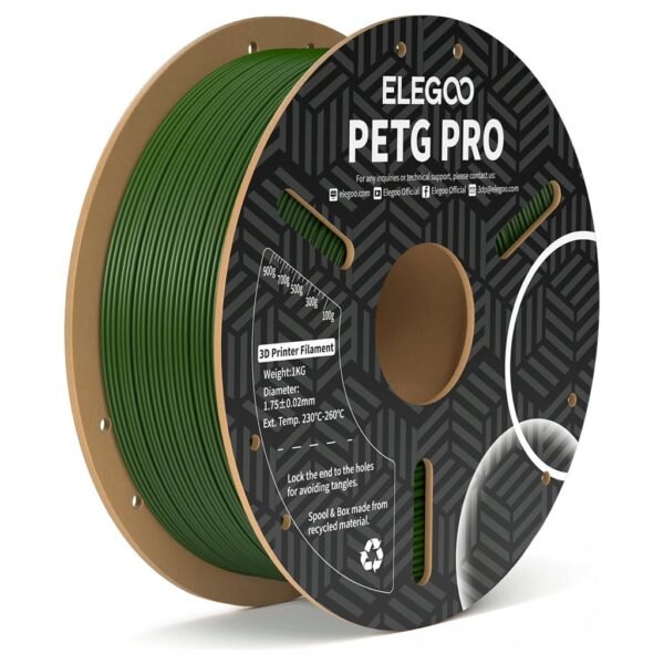 [MOQ: 10KG] PETG Pro Olive Green, 1.75 mm / 1000 g