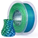 [MOQ: 10KG] PLA Silk Blue Green, 1.75 mm / 1000 g