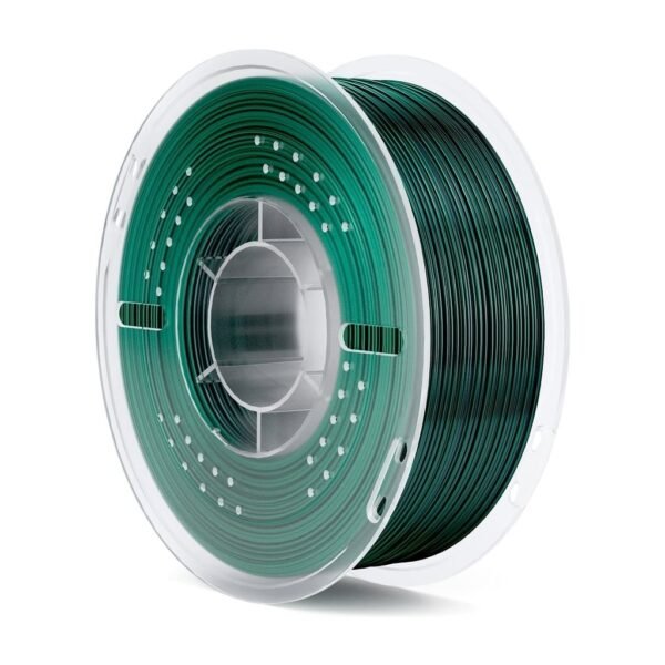 [MOQ: 10KG] PLA Silk Black Green, 1.75 mm / 1000 g