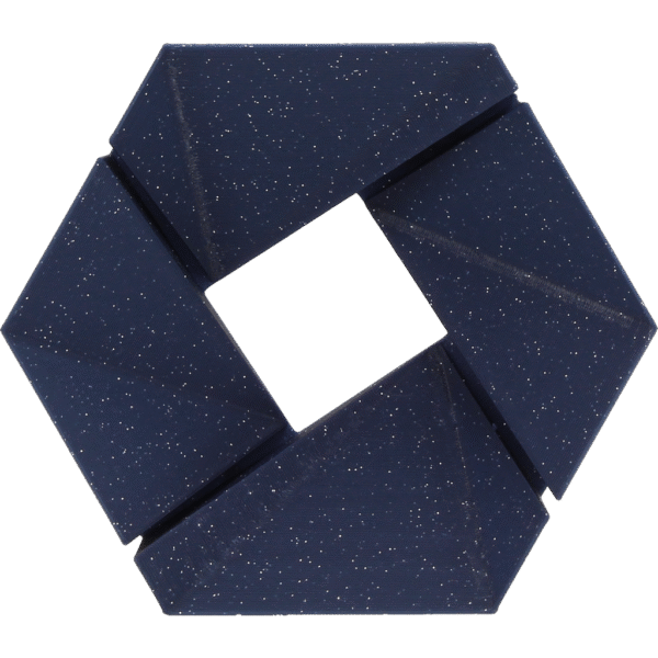 [MOQ: 10KG] ecoPLA Sparkling Blue, 1,75 mm / 1000 g