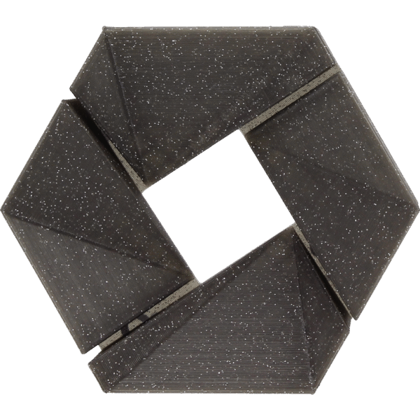 [MOQ: 10KG] ecoPLA Sparkling Silver, 1,75 mm / 1000 g