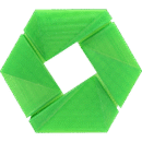 [MOQ: 10KG] easyPETG Transparent Green, 1,75 mm / 1000 g