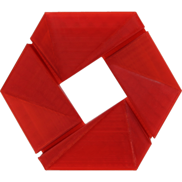 [MOQ: 10KG] easyPETG Transparent Red, 1,75 mm / 1000 g