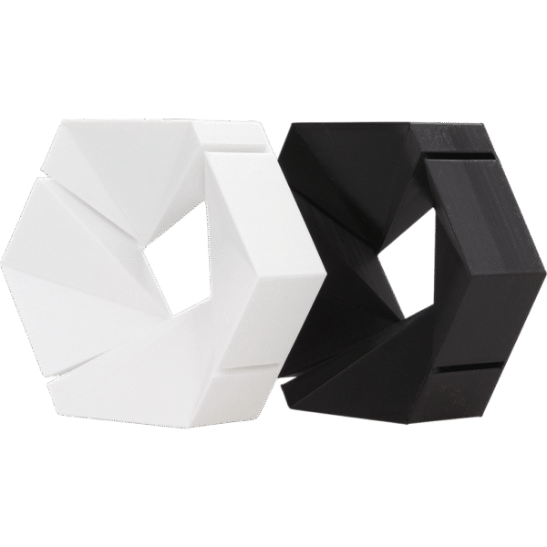 [MOQ: 10KG] easyPETG White & Black Economy Set, 2 x 1.75 mm / 1000 g