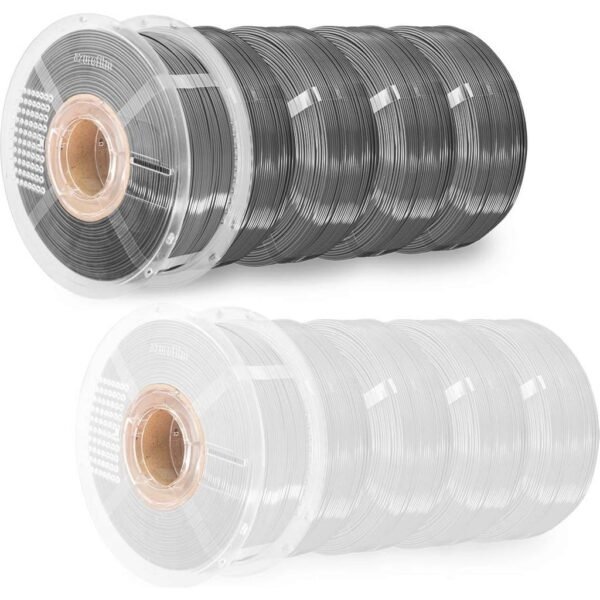 [MOQ: 10KG] PETG SUPER PACK White/Grey, 1.75 mm (10.000 g)