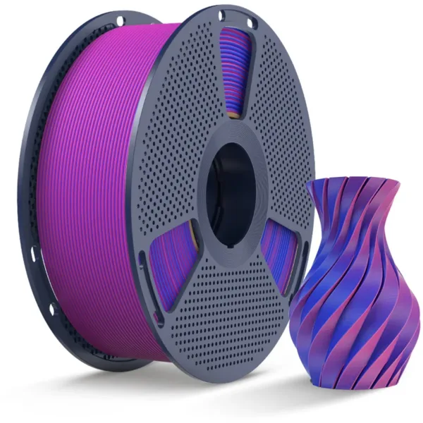 [MOQ: 10KG] PLA Matte Dual Color Red Blue, 1.75 mm / 1000 g