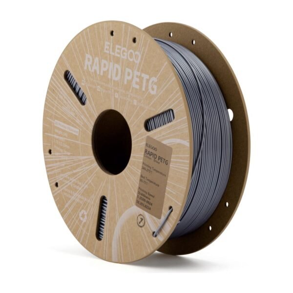 [MOQ: 10KG] Rapid PETG Silver, 1.75 mm / 1000 g