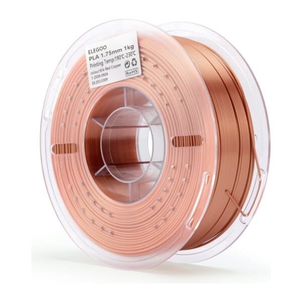 [MOQ: 10KG] PLA Silk Red Copper, 1.75 mm / 1000 g