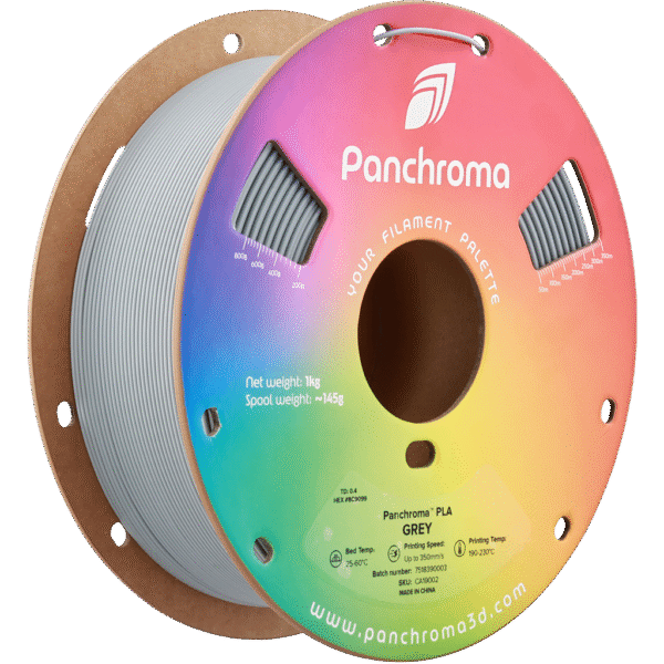 [MOQ: 10KG] Panchroma? PLA Grey, 1.75 mm / 1000 g