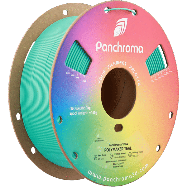 [MOQ: 10KG] Panchroma? PLA Polymaker Teal, 1.75 mm / 1000 g
