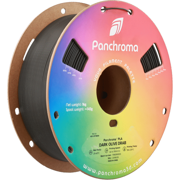 [MOQ: 10KG] Panchroma? PLA Dark Olive Drab, 1.75 mm / 1000 g