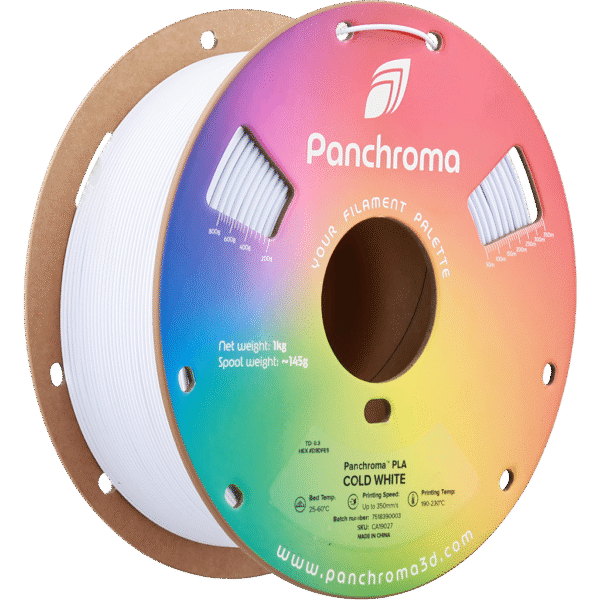 [MOQ: 10KG] Panchroma? PLA Cold White, 1.75 mm / 1000 g