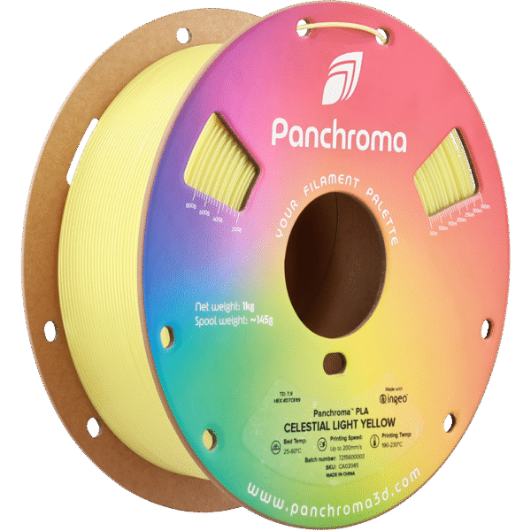 [MOQ: 10KG] Panchroma? PLA Celestial Light Yellow, 1.75 mm / 1000 g