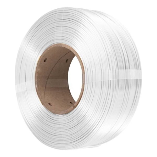 [MOQ: 10KG] PLA Silk Refill White, 1.75 mm / 1000 g
