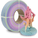 [MOQ: 10KG] Panchroma? PLA Refill Gradient Matte Pastel Rainbow, 1,75 mm / 1000 g