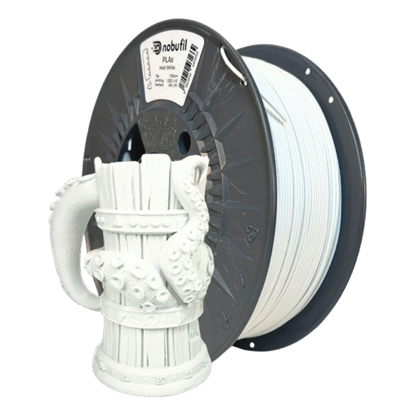 [MOQ: 10KG] PLAx Matt White, 1.75 mm / 1000 g