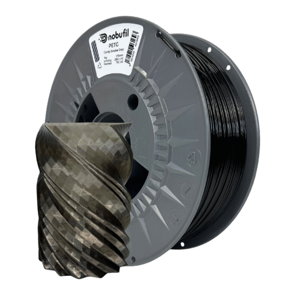 [MOQ: 10KG] PETG Candy Smoke Grey, 1.75 mm / 1000 g